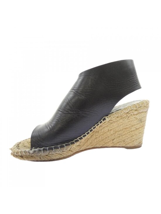 Leather Triomphe Sandals Black - Céline | ReSee Celine Sandals Black